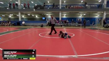55 lbs Round 1 (6 Team) - Wyatt Tilton*, Barberton vs Bryce Villers, Medina Highland