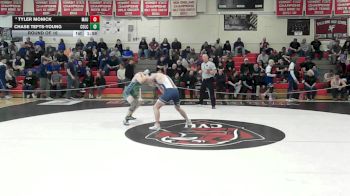 150 lbs Round Of 16 - Tyler Monick, Mt. Anthony Union vs Chase Tefts-Young, Colchester