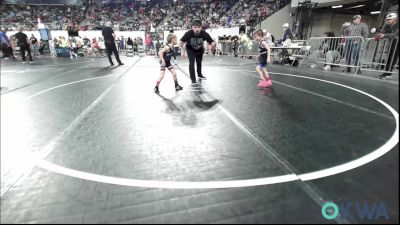 40 lbs Round Of 16 - Lane Carrier, Raw Wrestling Club vs Kolsen Ashley, Blackwell Wrestling Club