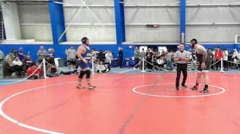 285 lbs Quarterfinal - Jayden Toppan, Roger Williams vs Adolfo Betancur, Johnson & Wales (ri)