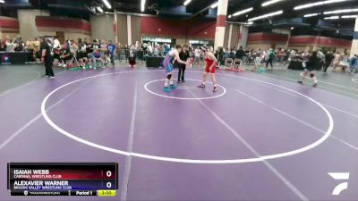 165 lbs Cons. Round 3 - Isaiah Webb, Cardinal Wrestling Club vs Alexavier Warner, Brazos Valley Wrestling Club