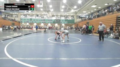 120 lbs Cons. Semi - Jonah Owens, Corona Del Sol vs Emilio Escobar, Granite Hills