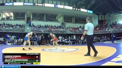 190 lbs Placement (16 Team) - Grant Schwerdtfeger, Lincoln East vs Landon Dobson, Manhattan HS