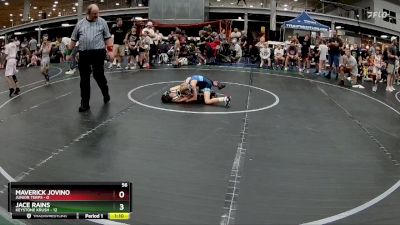 56 lbs Round 4 (8 Team) - Jace Rains, Keystone Krush vs Maverick Jovino, Junior Terps