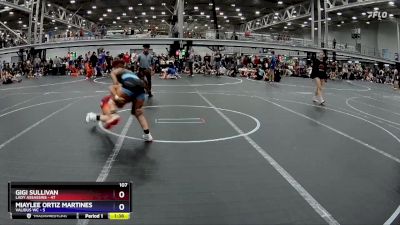 107 lbs Finals (2 Team) - Miaylee Ortiz Martines, Validus WC vs Gigi Sullivan, Lady Assassins