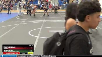 170 lbs Quarterfinal - Ajay Venegas, Downey vs Joshua Lim, South Torrance High School