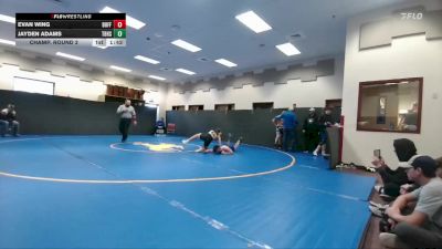 144 lbs Champ. Round 2 - Evan Wing, Buffalo vs Jayden Adams, Thunder Basin