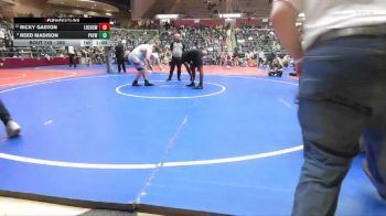285 lbs Semifinal - Reed Madison, Pottsville Apache Youth Wrestling vs Ricky Gaston, Little Rock Central High School Wrestling