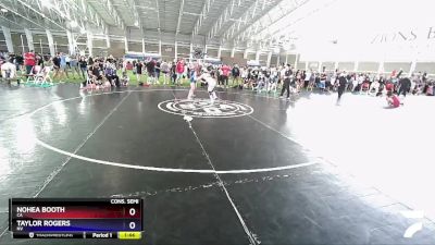 112 lbs Cons. Semi - Nohea Booth, CA vs Taylor Rogers, NV