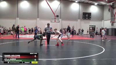 130 lbs Cons. Round 3 - Kyla Harris, Tennessee Valley Wrestling vs Daniel Holcomb, Piedmont Wrestling Club