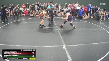 95 lbs Champ. Round 1 - Wyatt Campbell, Dixie vs Jacob Filliben, White Knoll Youth Wrestling