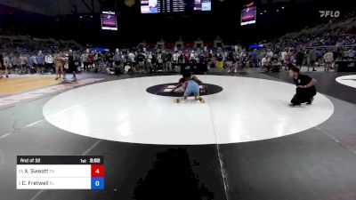 132 lbs Rnd Of 32 - Xander Sweatt, TX vs Christian Fretwell, FL