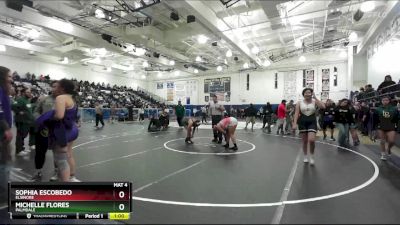 190 lbs Cons. Round 2 - Sophia Escobedo, Elsinore vs Michelle Flores, Palmdale