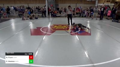 M 80 lbs Consi Of 8 #2 - Noah Flynn, Towanda vs Gorbachyou Weekes, Shenandoah