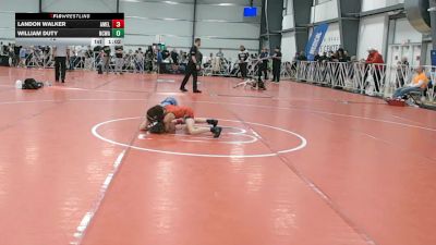 72 lbs Round 4 - 1:30pm Friday - Landon Walker, America Elite vs William Duty, NCWAY National Team