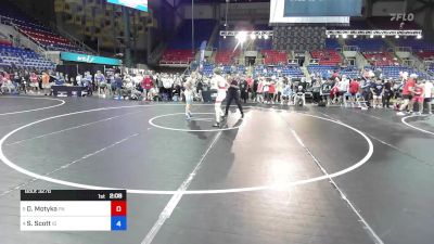 120 lbs Quarters - Davis Motyka, PA vs Saxton Scott, ID