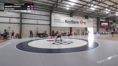 61 kg Cons. Round 4 - Desmond Pleasant, Dragon Wrestling Club vs Bryce Luna, RTC South