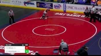 89 lbs Round Of 16 - Gabe Benyo, Hazleton vs Chase Karenbauer, Grove City