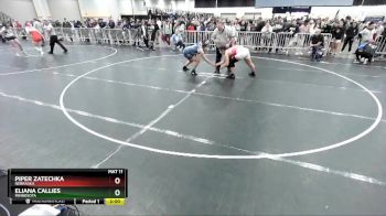 170 lbs Champ. Round 1 - Piper Zatechka, Nebraska vs Eliana Callies, Minnesota