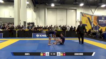 LOGAN HICKS vs JUAN S. 2025 World IBJJF Jiu-Jitsu No-Gi Championship