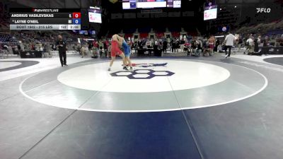 215 lbs Cons. Rd Of 32 - Andrius Vasilevskas, IL vs Layne O'Neil, MI