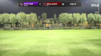 Replay: Whittier vs Redlands | Mar 20 @ 7 PM