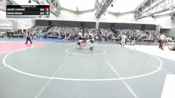 128-H lbs Round Of 64 - Jacob Lamaide, North Hills vs Devin Morin, Roxbury