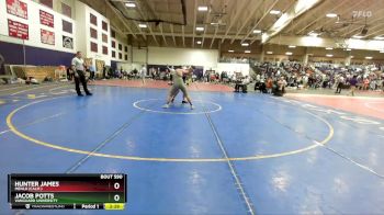 197 lbs Champ. Round 3 - Jacob Potts, Vanguard University vs Hunter James, Menlo (Calif.)