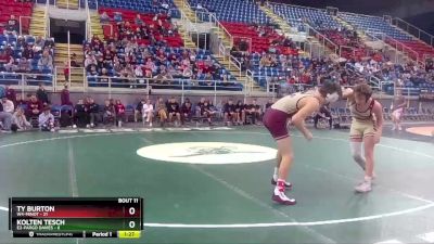 126 lbs Placement Matches (8 Team) - Ty Burton, W4-Minot vs Kolten Tesch, E2-Fargo Davies