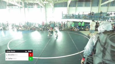 46 lbs Consolation - Logan Davalos, California vs Uzzi Zeller, Golden Backs MRTC