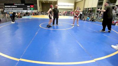 130 lbs Rr Rnd 1 - Sophia Lasala, Sassie Lassies FIWC vs Hayleigh Richardson, Pride Girls