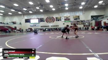 132 lbs Cons. Round 2 - Ariel Contreras-Baca, Vallivue vs Kyra Wyant, Emmett