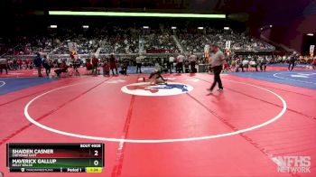 4A-106 lbs Champ. Round 1 - Maverick Gallup, Kelly Walsh vs Shaiden Casner, Cheyenne East