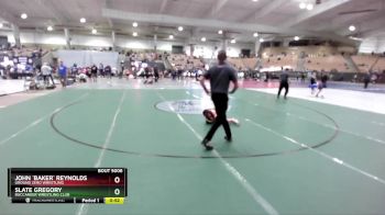 60 lbs Champ. Round 2 - John `Baker` Reynolds, Ground Zero Wrestling vs Slate Gregory, Buccaneer Wrestling Club