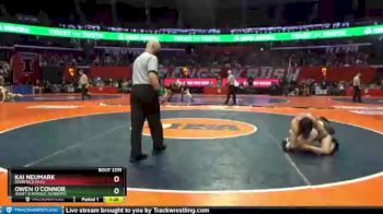2A 138 lbs Semifinal - Kai Neumark, Deerfield (H.S.) vs Owen O`Connor, Joliet (Catholic Academy)