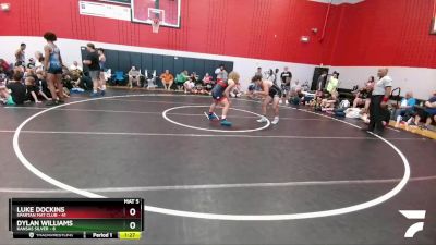 175 lbs Round 1 (6 Team) - Dylan Williams, Kansas Silver vs Luke Dockins, Spartan Mat Club