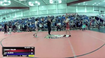 120 lbs Cons. Round 2 - Tommy Fidler, IL vs Zac Bleess, MO