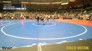 76 lbs Consi Of 32 #2 - Luca Pagliai, Moen Wrestling Academy vs Rhett Crowther, WTC