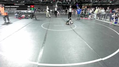 45 lbs Round Of 32 - Logan Vodofsky, Freehold vs Caleb Crumby, Paramus