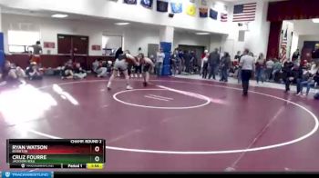 220 lbs Champ. Round 2 - Ryan Watson, Riverton vs Cruz Fourre, Jackson Hole