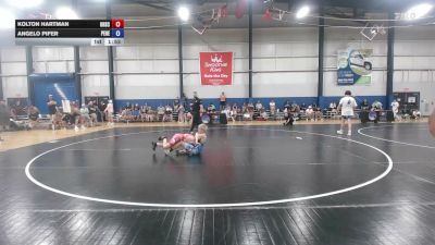 96 lbs Kolton Hartman, Ohio Scarlet vs Angelo Pifer, Pennsylvania Red