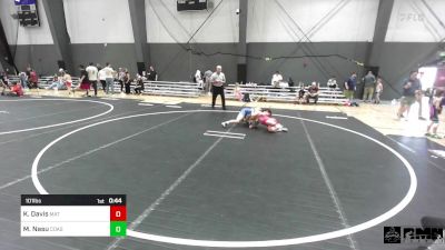 101 lbs 3rd Place - Kassidy Davis, Mat Demon WC vs Mariza Nasu, Coast Wrestling