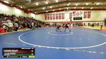 157 lbs Cons. Round 6 - Luciano Esoldo, Victor Valley College vs Jacob Moreo, Rio Hondo