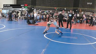 53 lbs Rr Rnd 6 - Levi Aten, SAVAGE Wrestling Academy - ESC vs Isaak Daniel, Rabbit Wrestling Club - ESC