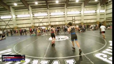 98 lbs Semifinal - Charles Davidson, UT vs Owen Parry, WY