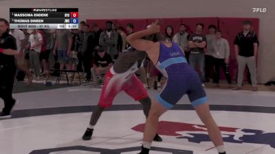 97 kg Semis - Massoma Endene, Burg Training Center vs Thomas Dineen, Jackrabbit Wrestling Club