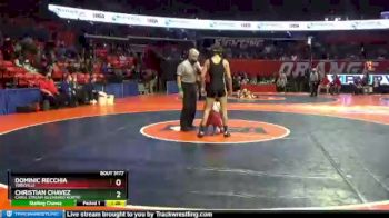 3 lbs Cons. Round 1 - Christian Chavez, Carol Stream (Glenbard North) vs Dominic Recchia, Yorkville