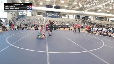 165 lbs Asher Bacon, Pennsylvania Blue vs Croix Gudenkauf, Iowa Red