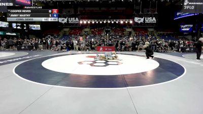 190 lbs Cons. Semis - Cooper Reves, KS vs Jimmy Mastny, IL