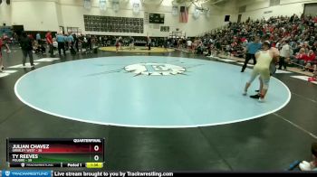 120 lbs Quarterfinal - Julian Chavez, Greeley West vs Ty Reeves, Poudre